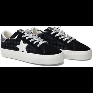 black checkered vintage havana sneakers